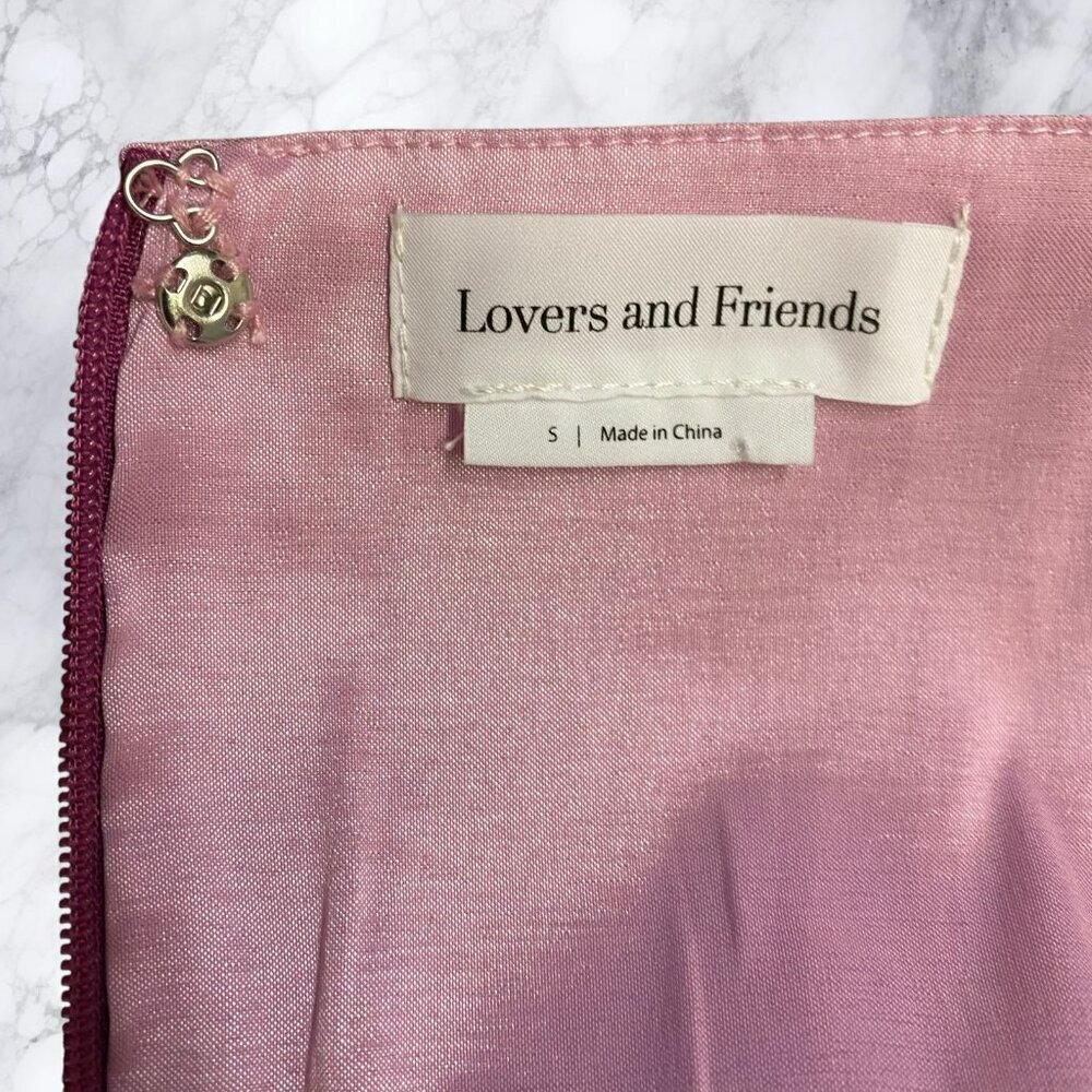 Lovers and Friends Banks Mini Dress - Raspberry - Picture 3 of 9